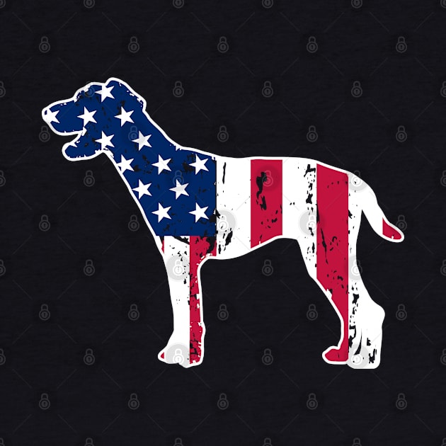 Irish Terrier Dog Lovers American Flag 4th of July Gift by DoFro